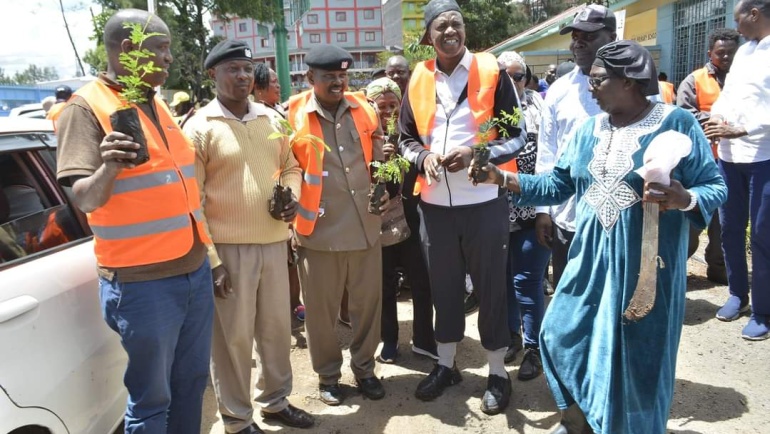 Faith Norah Lukosi Foundation Leads Planting of 2,000 Seedlings at Bidii Primary School and Its Environs